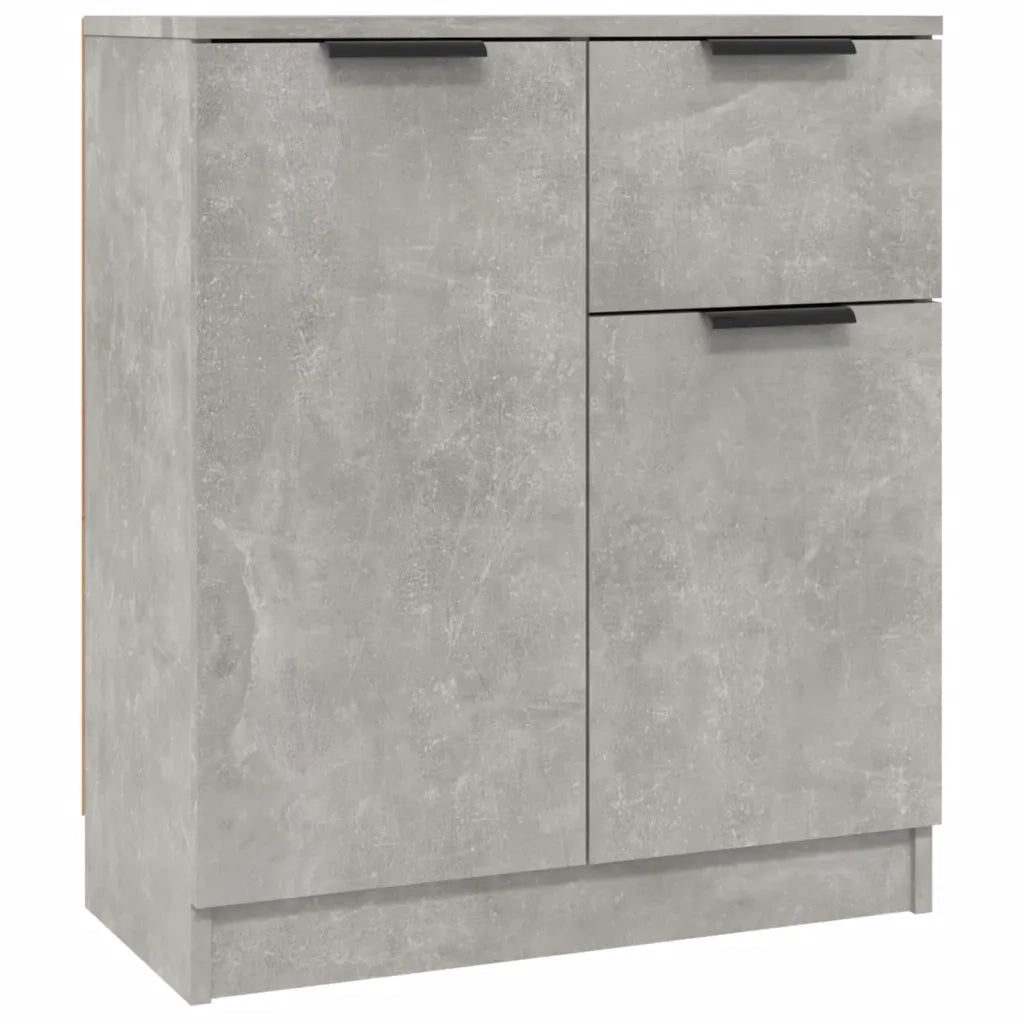 Credenza | Madia | Buffet da pranzo | Armadio da pranzo Grigio Cemento 60x30x70 cm in Legno Multistrato