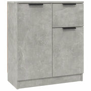 Credenza | Madia | Buffet da pranzo | Armadio da pranzo Grigio Cemento 60x30x70 cm in Legno Multistrato