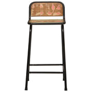 Sgabelli da Bar 4 pz 46x35,5x80 cm Legno Massello di Recupero 4013533