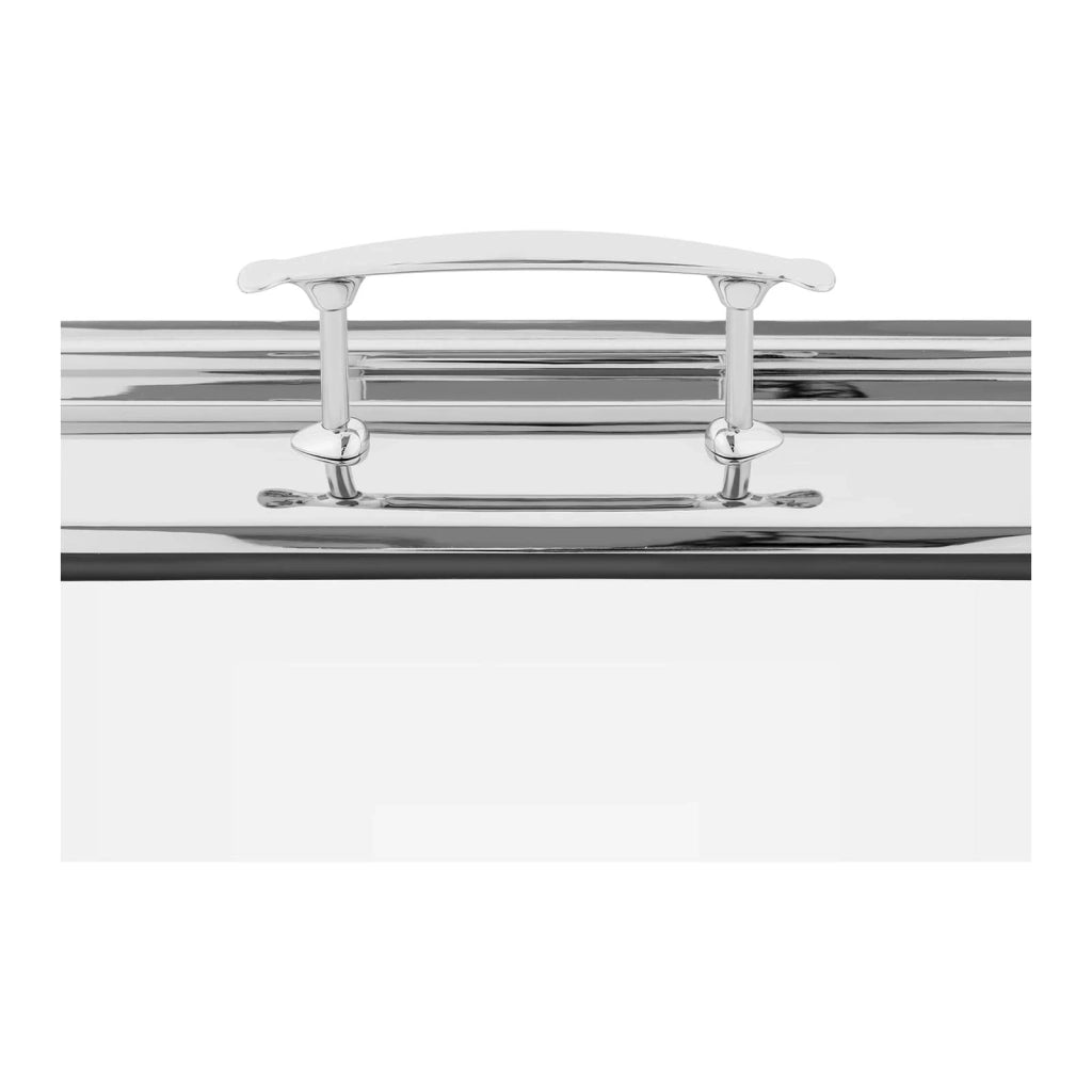 Chafing dish professionale gn 1/1 con fondo piatto (acciaio inox vetro temperato 85 l 1 contenitore gn 1/1 maniglia cool touch finestra) 14_0004233