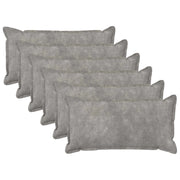 Cuscino HOUTEN 6 pz Grigio Chiaro Fleece in microfibra 934043