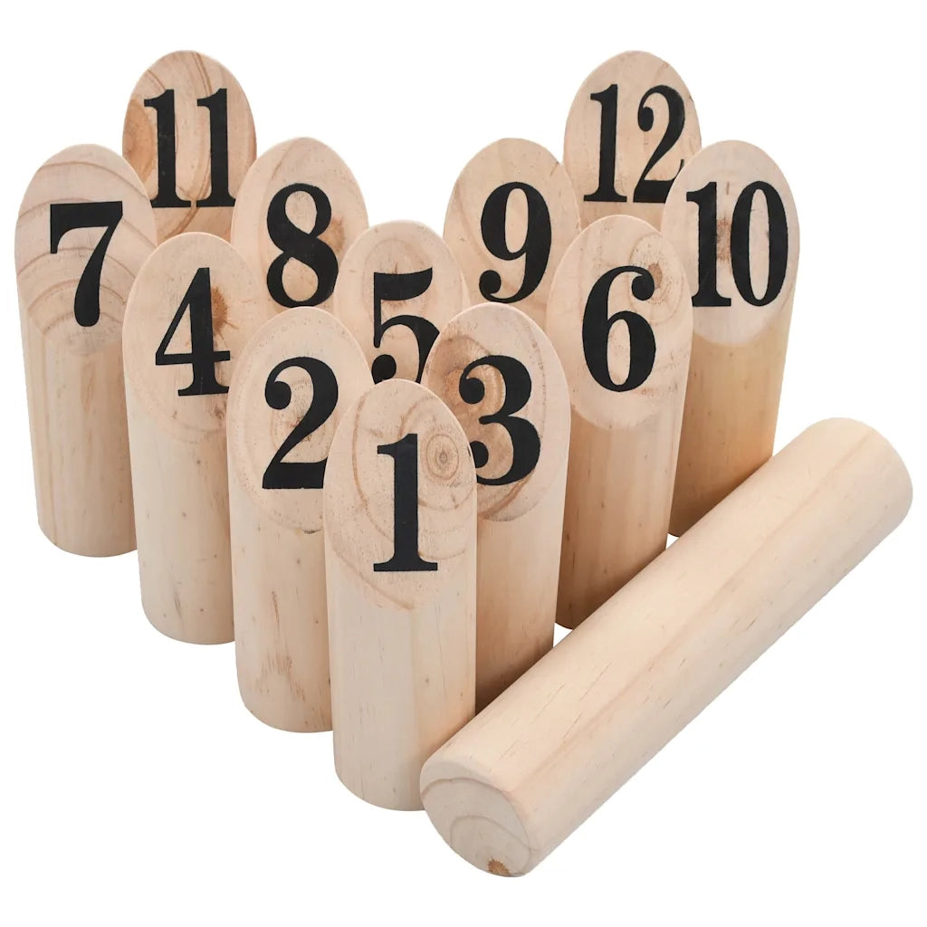 Set di Giochi in Legno Kubb Numerici CFW6902726