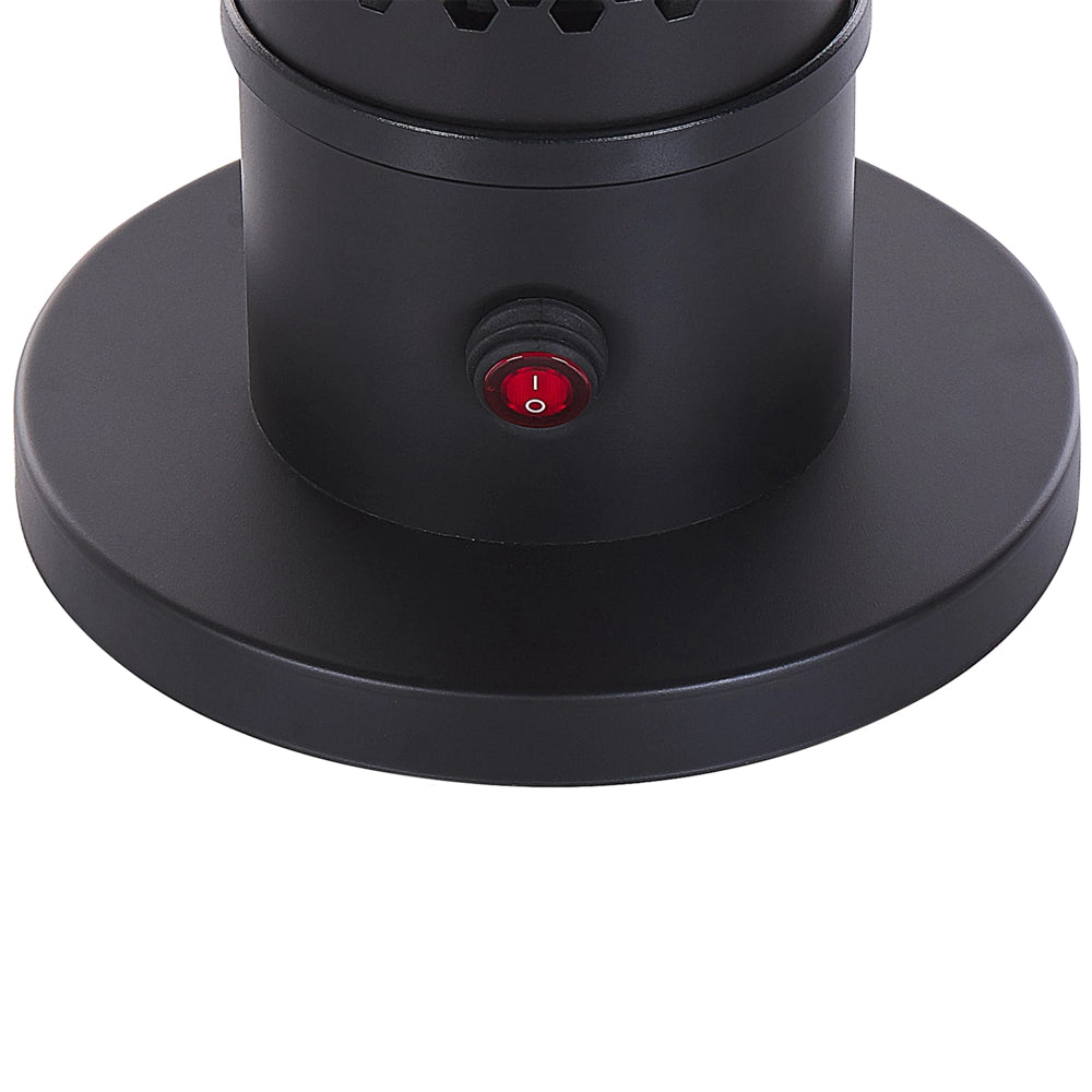 Stufa elettrica da esterno colore nero 1000 W freestanding portatile esterno giardino patio