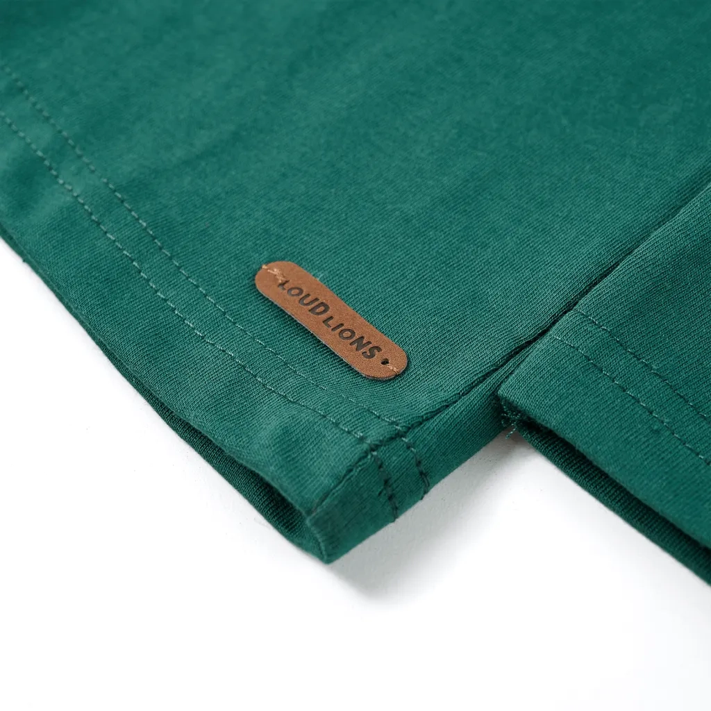 Maglietta per Bambini Maniche Lunghe Verde 116 12646