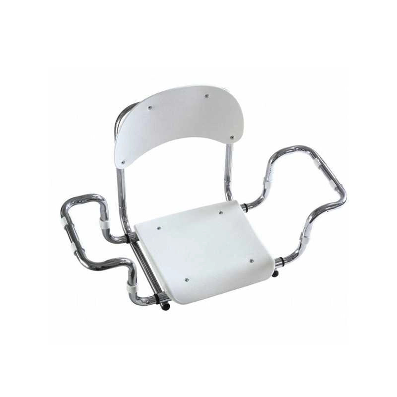 Sedile Vasca Bagno Polipropilene con Schienale Xtra
