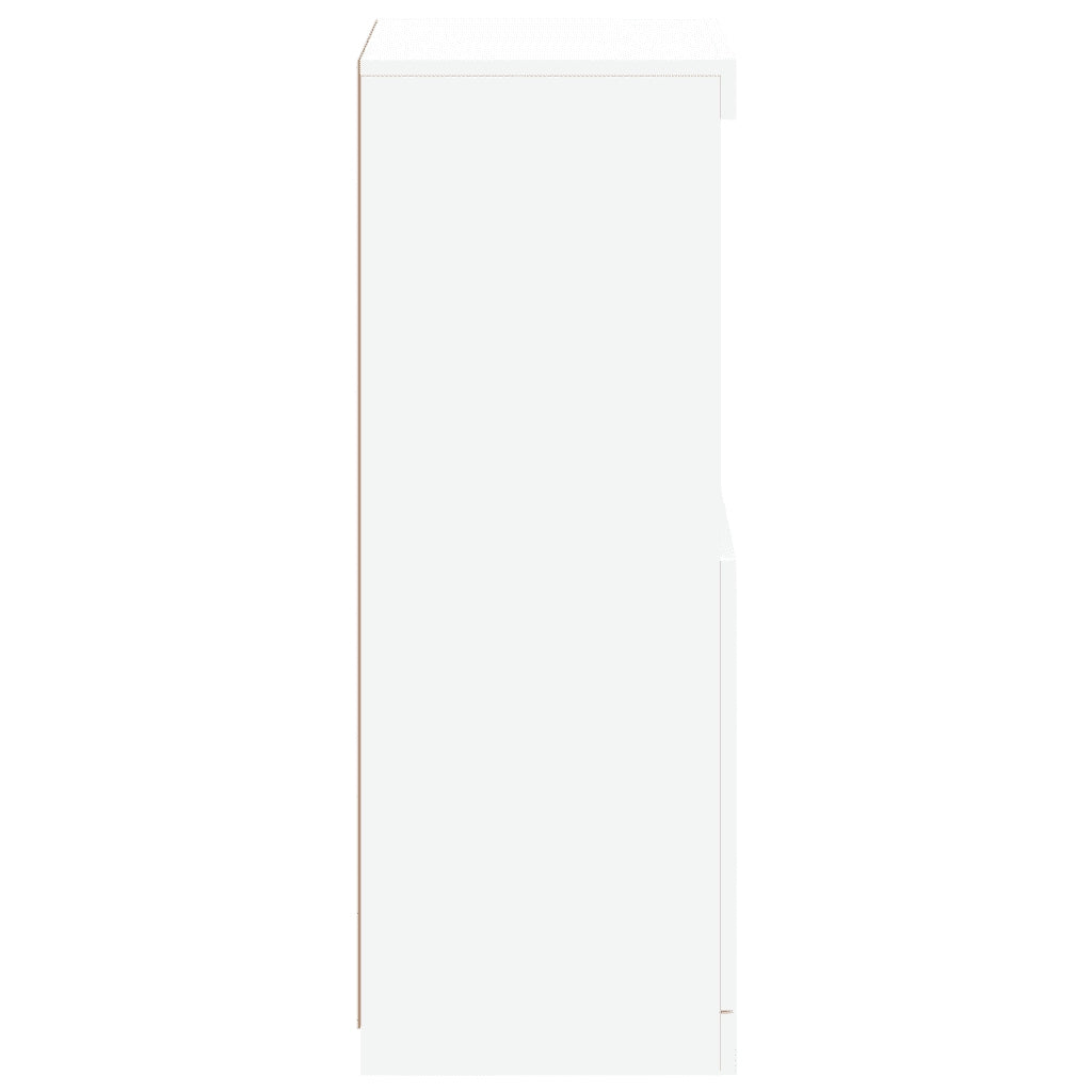 Credenza con Luci LED Bianca 41x37x100 cm 836686