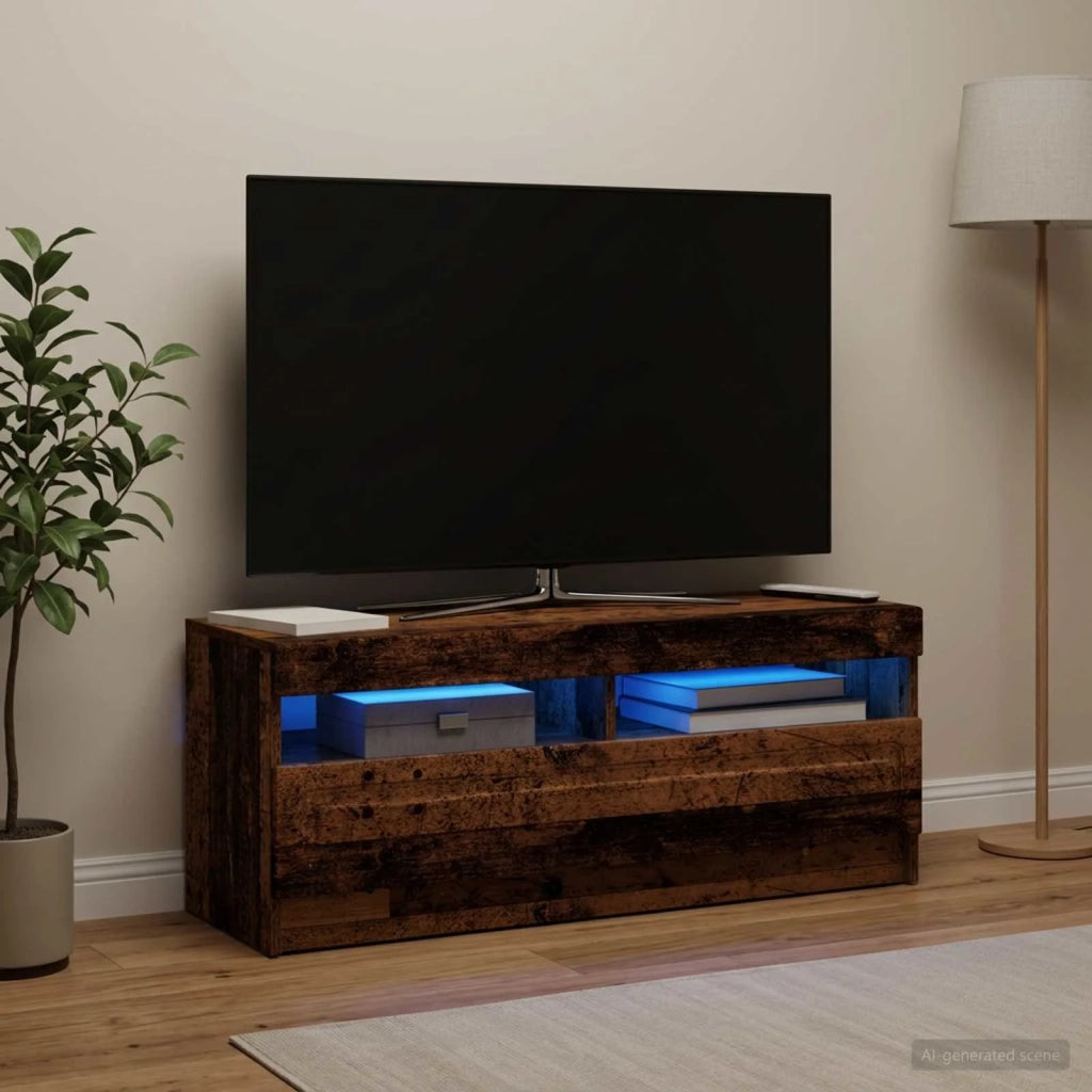 Mobile TV LED Legno antico Legno ingegnerizzato 897873