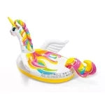 ISOLA GRANDE GONFIABILE UNICORNO  cm.251x163x145  peso kg.5,10 (57291)    INTEX