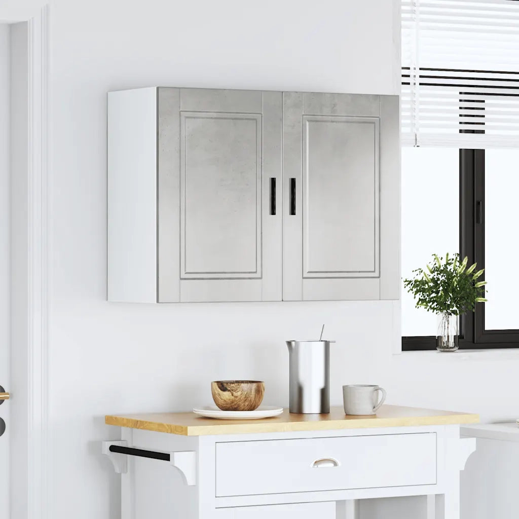 Pensile da Cucina Porto Grigio Cemento in Legno Multistrato 854071