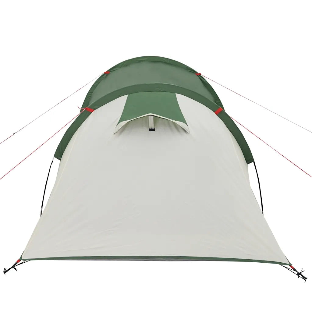 Tenda da Campeggio a Tunnel per 2 Persone Verde Impermeabile 94386