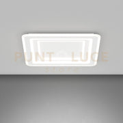 ZOOM APPLIQUE PLAFONIERA QUADRATA 65X65 BIANCO CCT SWITCH 3000/4000°K 75W - CRI 90 7500 lm