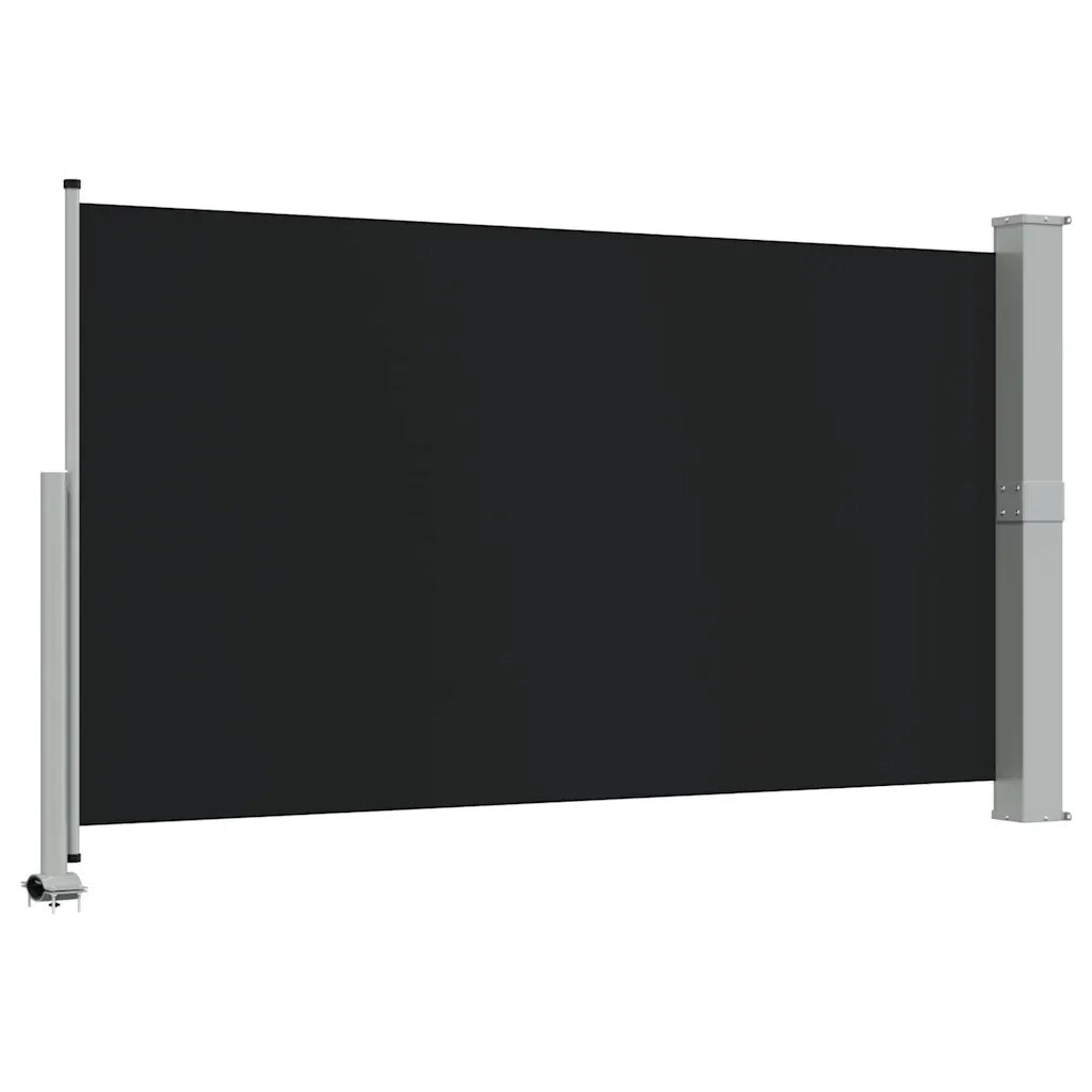 Tenda da Sole Laterale Retrattile-Tenda parasole per balcone 140 x 300 cm Nera 327076
