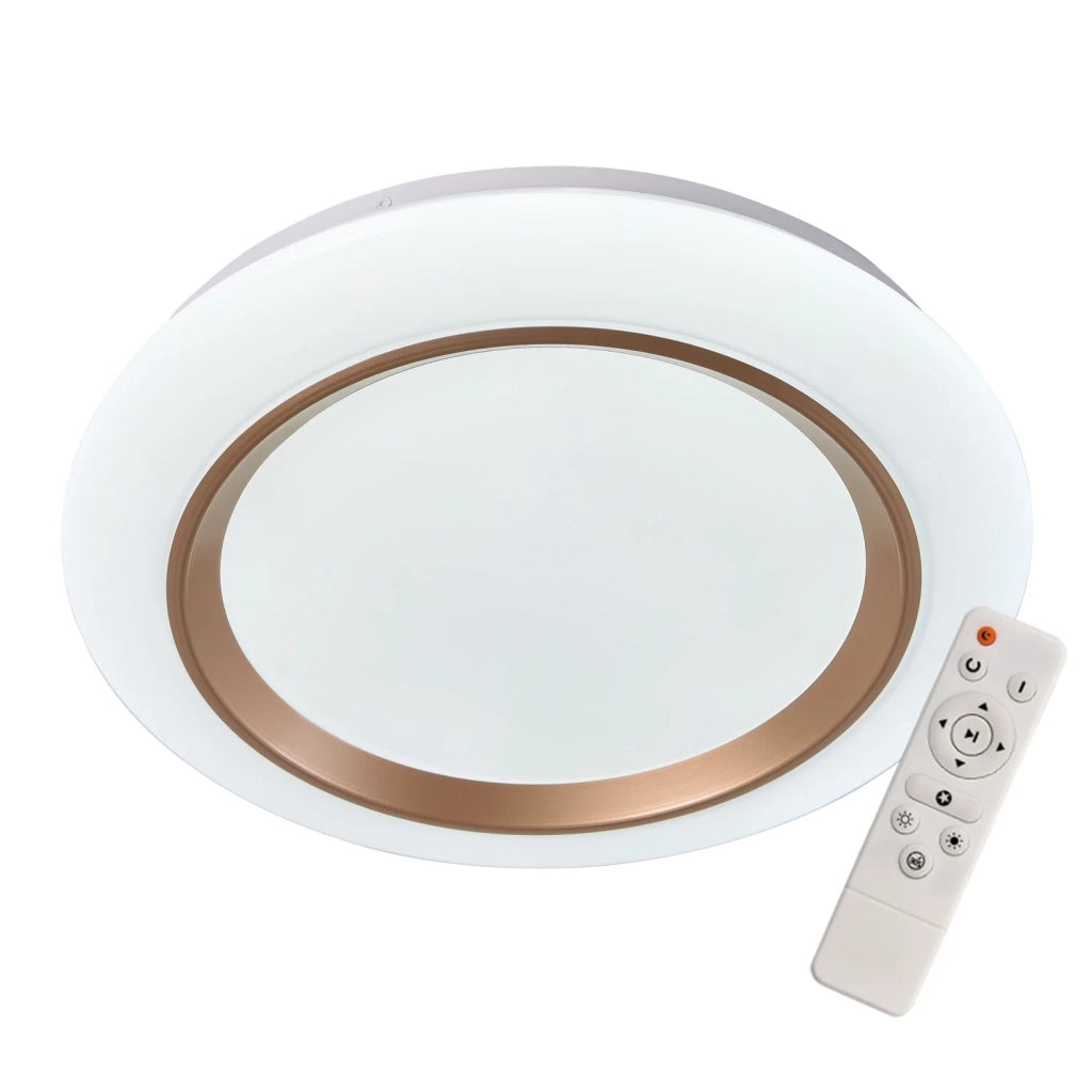 LÚZETE - AVENUE PLAFONIERA A LED 58W DIMMERABILE BRONZO