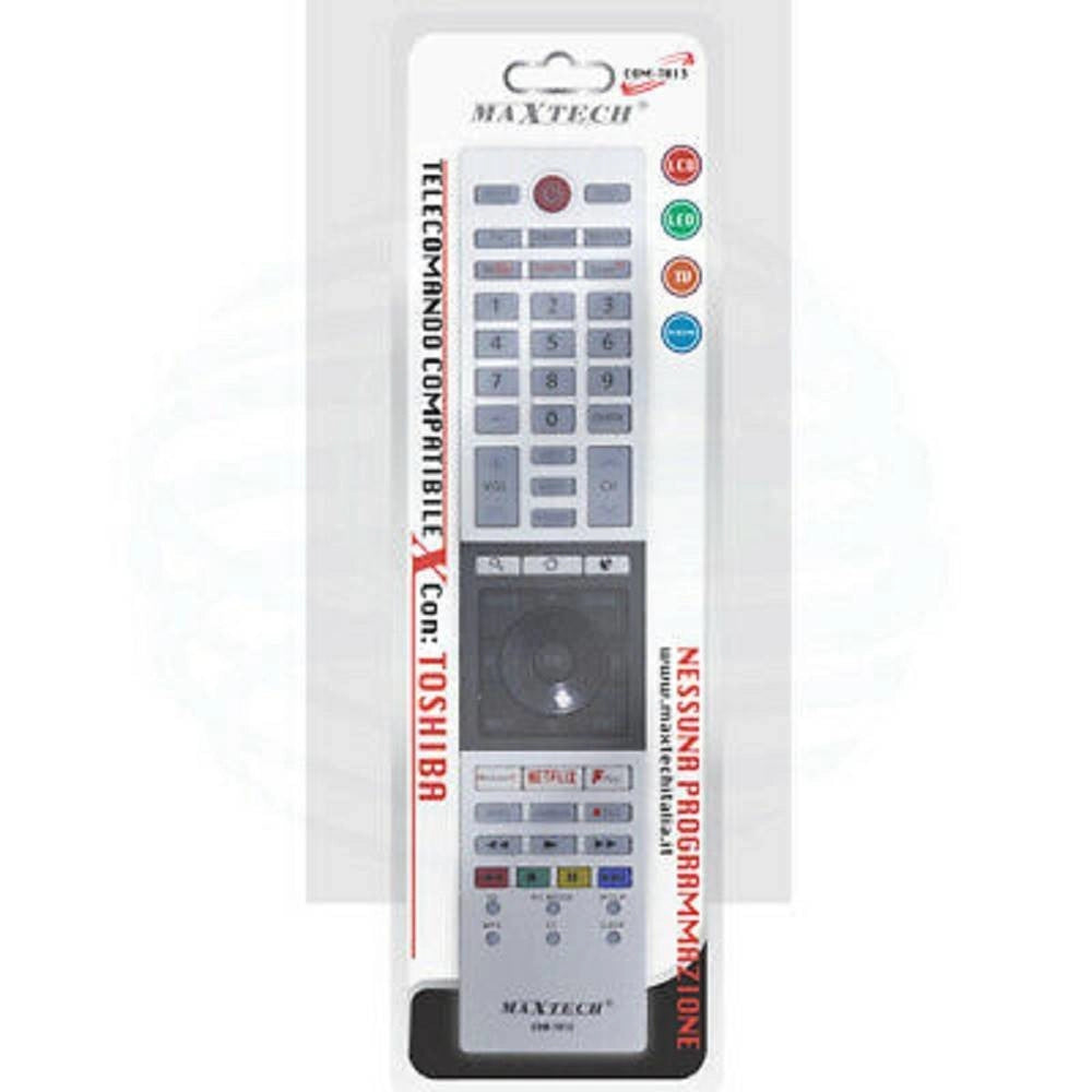 Trade Shop - Telecomando Universale Tv Compatibile Toshiba Smart Tv Lcd Led Netflix Com-t013 -