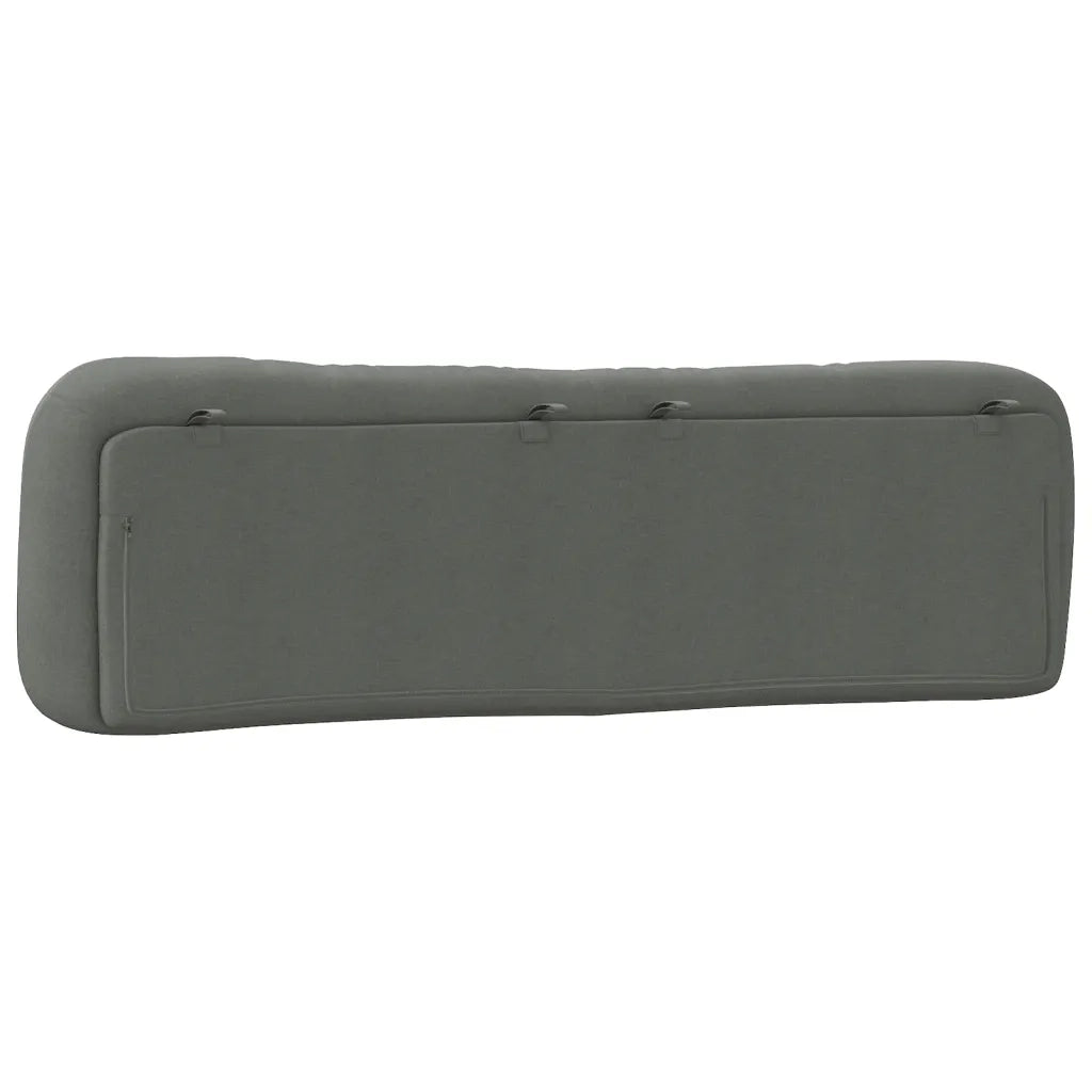 Cuscino Testiera Hvar Grigio Scuro 183 cm in Tessuto 374613