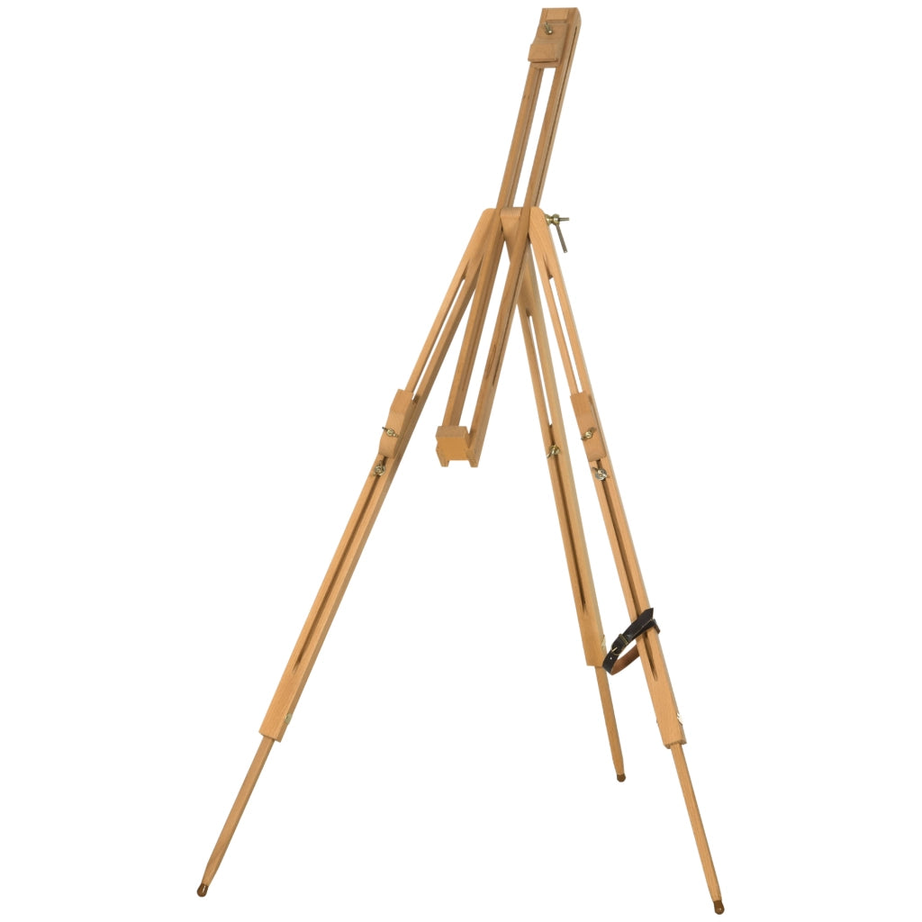 Cavalletto da Pittura Pieghevole in Legno Portatile ¨C Zephmum ¨C Legno Naturale 66x107 cm