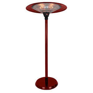 Stufa Elettrica Fungo Riscaldante Infrarossi Saturno Esterno-Interno Regolabile Bordeaux