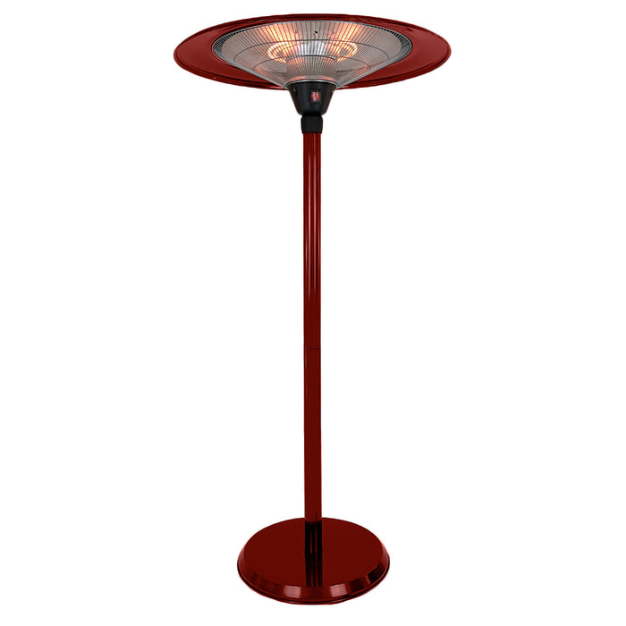 Stufa Elettrica Fungo Riscaldante Infrarossi Saturno Esterno-Interno Regolabile Bordeaux