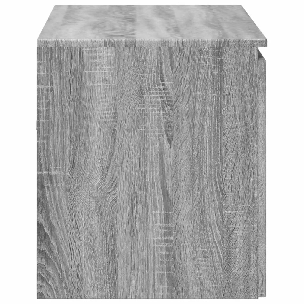 Mobiletto da Bagno a Muro Sonoma grigio 62,5 x 44,5 x 50 cm