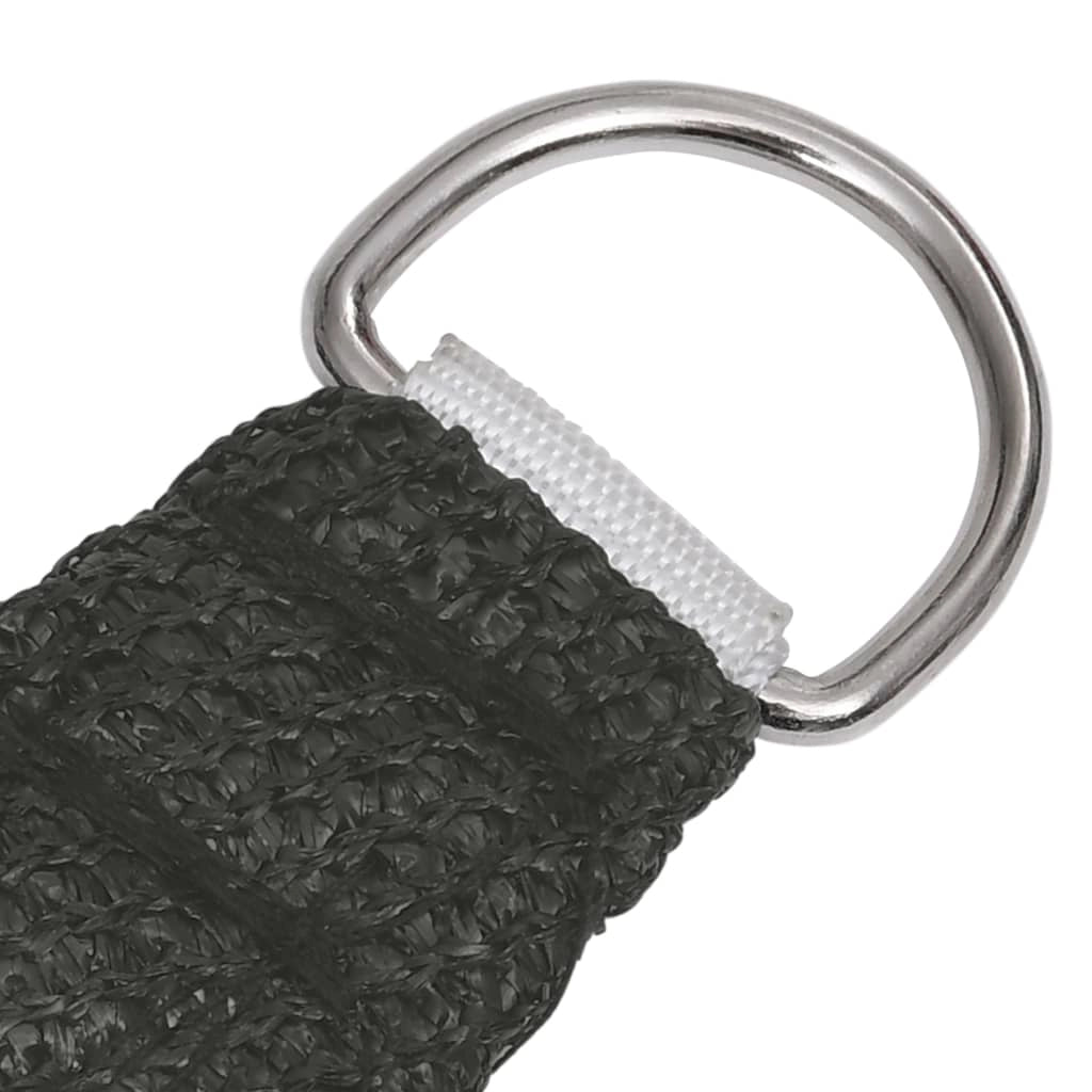 Vela ombreggiante/ombrellone 160 g/m² 3/4 x 2 m HDPE antracite 02_0008917