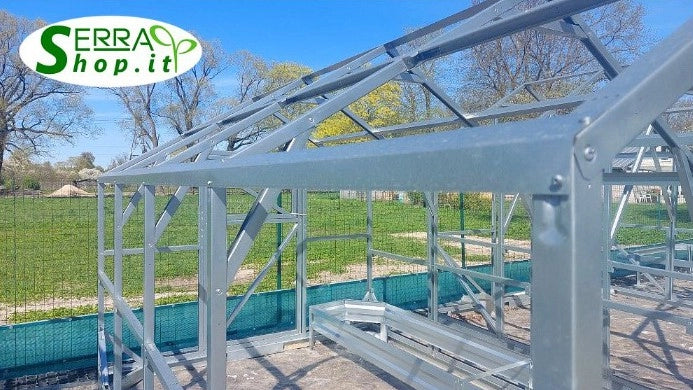 Serra Oasi PLUS 4x4m con copertura policarbonato alveolare 4mm