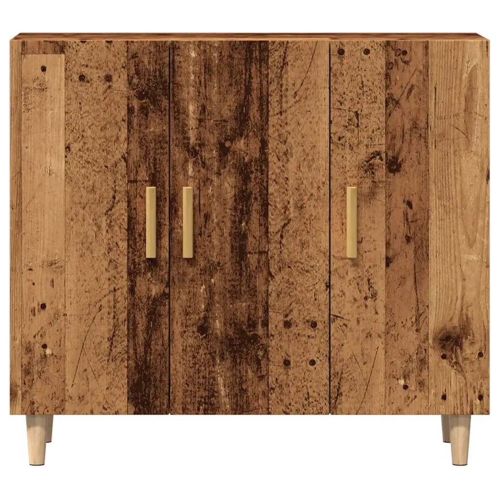 Credenza Legno Antico 90x34x80 cm in Legno Multistrato 856890