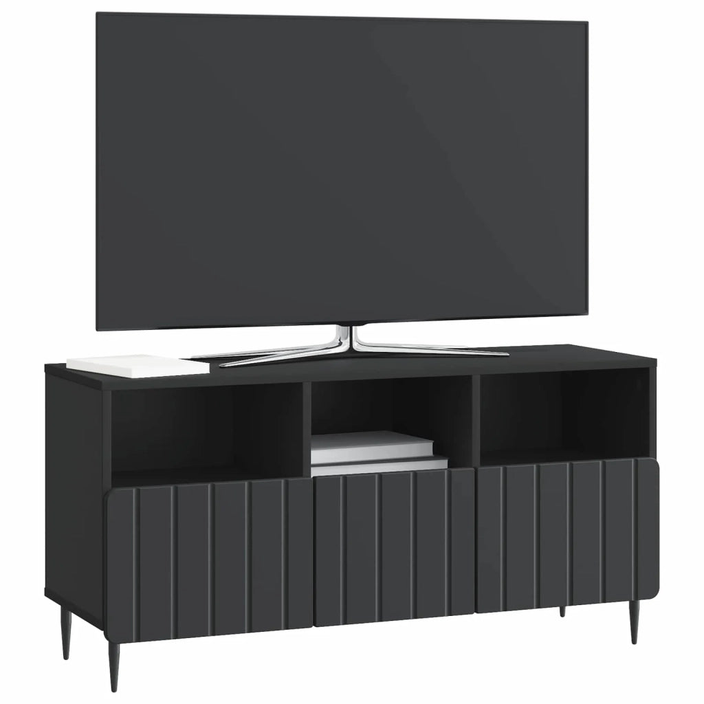 Mobile TV-Credenza per TV Nero 102 x 34,5 x 50 cm Legno ingegnerizzato 132953