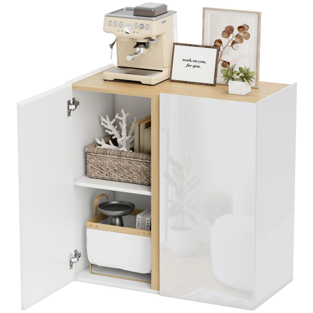 Armadio da soggiorno con ante ¨C Minimal ¨C bianco 80x40x80cm