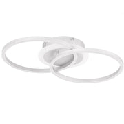 Trade Shop - Plafoniera Lampadario Led Smd A Soffitto Design Ad Anelli 42 Watt 3in1 Cct C35-3c -