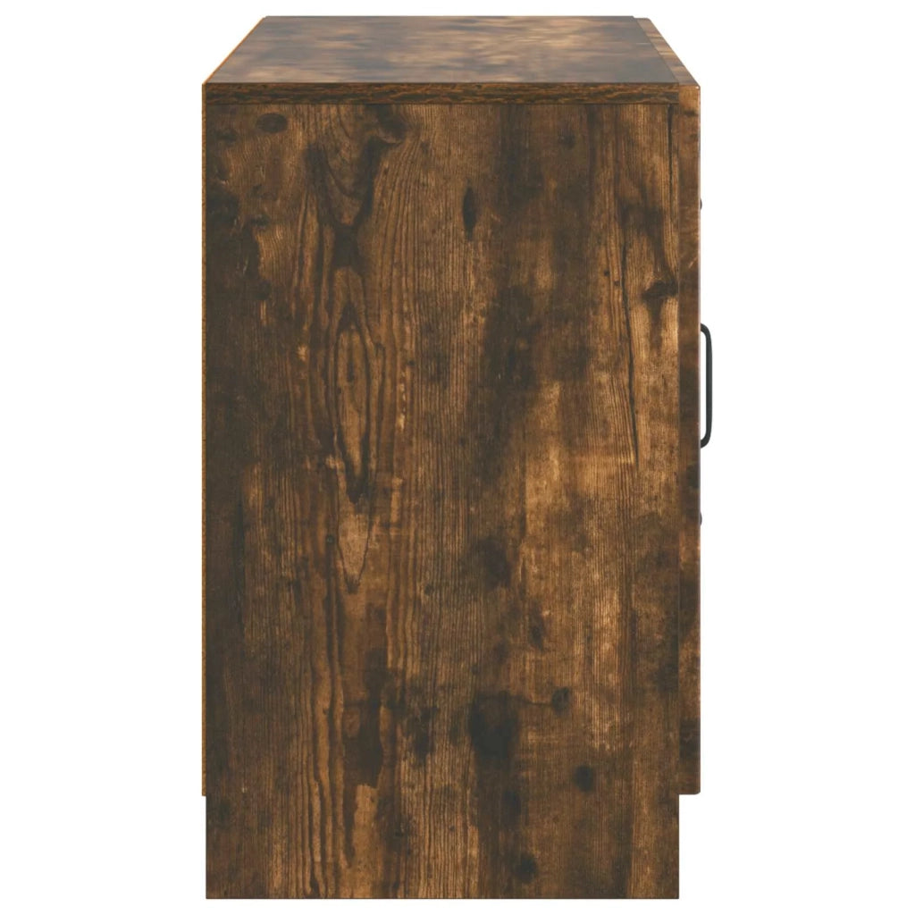 Credenza Rovere Fumo 89 x 34,5 x 57 cm Legno ingegnerizzato