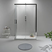 Box Doccia Elite Tre Lati 70x80x70 Cm Scorrevole Trasparente