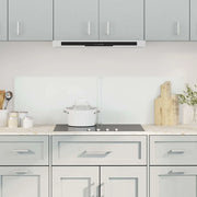 Paraschizzi per Cucina 2 pz-Set di 2 Protezione parete cucina Trasparente 70x50cm Vetro Temperato