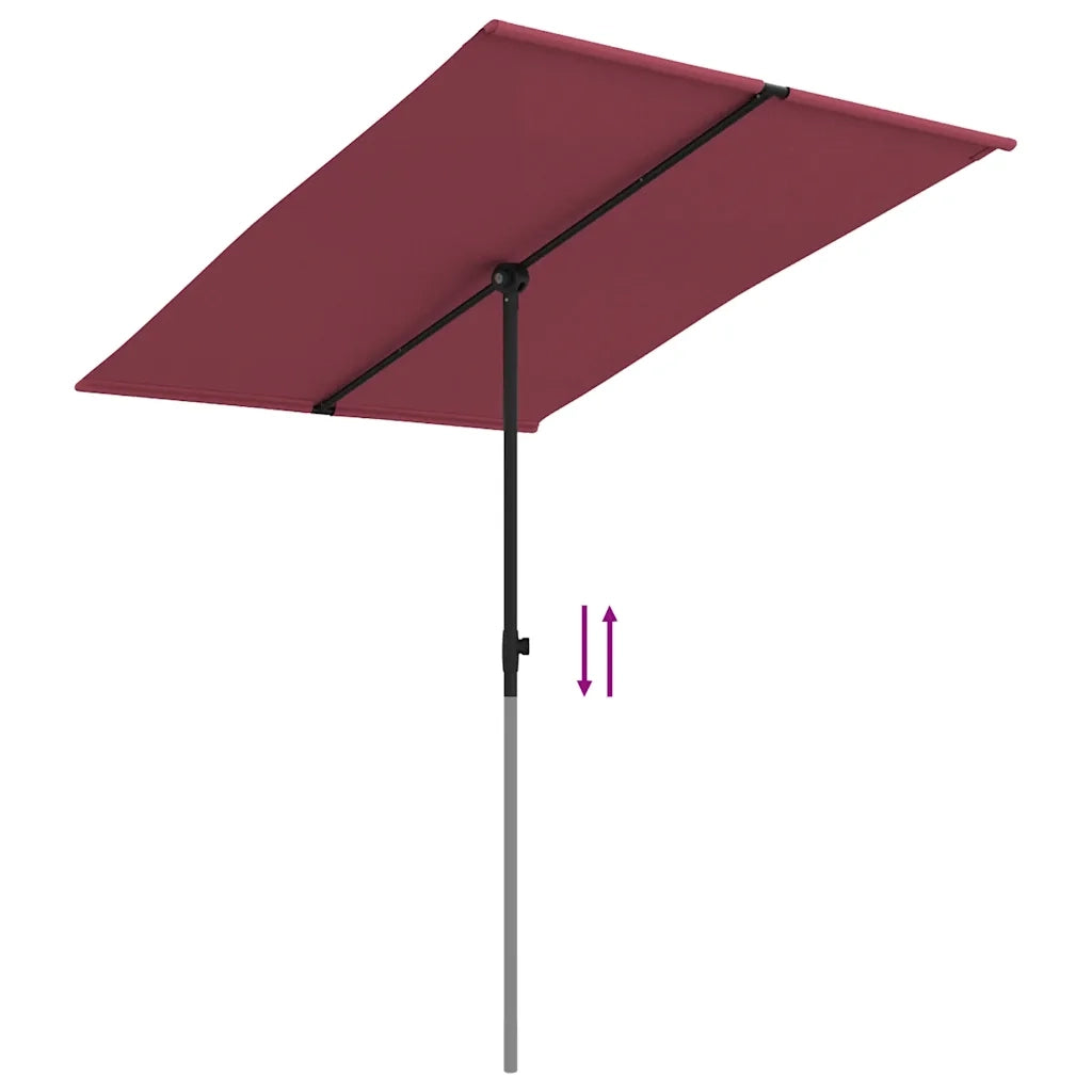 Ombrello | Parasolne da Giardino con Palo in Alluminio 2x1,5 m Bord¨°