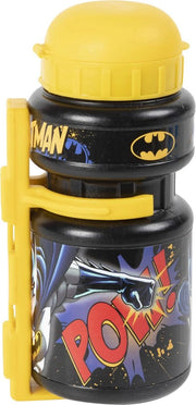 Borraccia ciclo Batman bici bambino 350 ml nero giallo