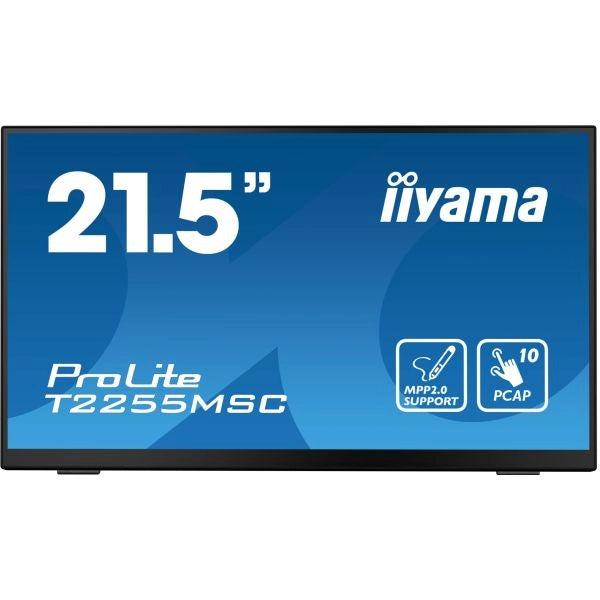 Iiyama prolite t2255msc-b1 monitor pc 54,6 cm (21.5") 1920 x 1080 pixel full hd lcd touch screen nero - T2755MSC-B1