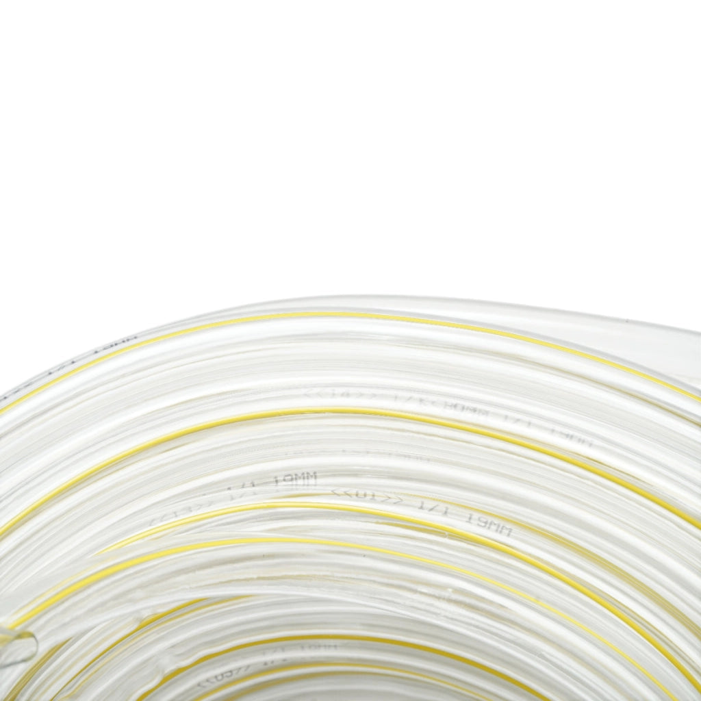 Tubo da giardino in PVC trasparente 3/4 pollice (19 mm), PN 1 bar, 50 m/rotolo