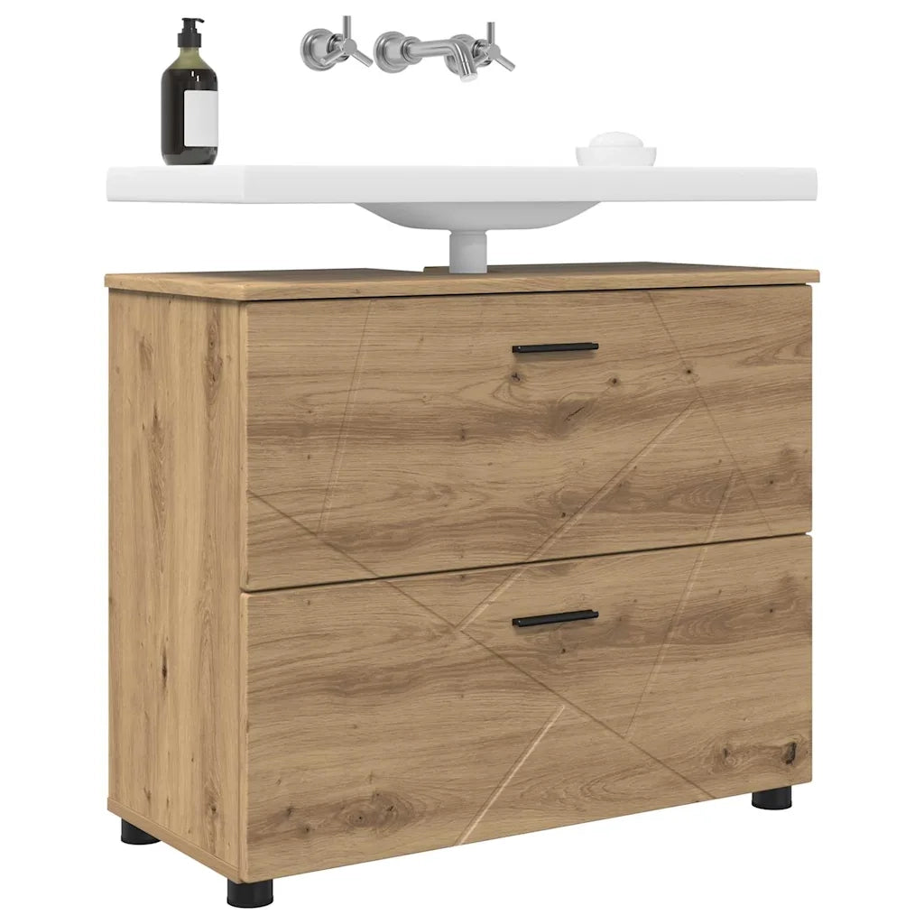Mobile da Bagno con porta Rovere artigianale 76,5 x 35 x 64 cm 883303