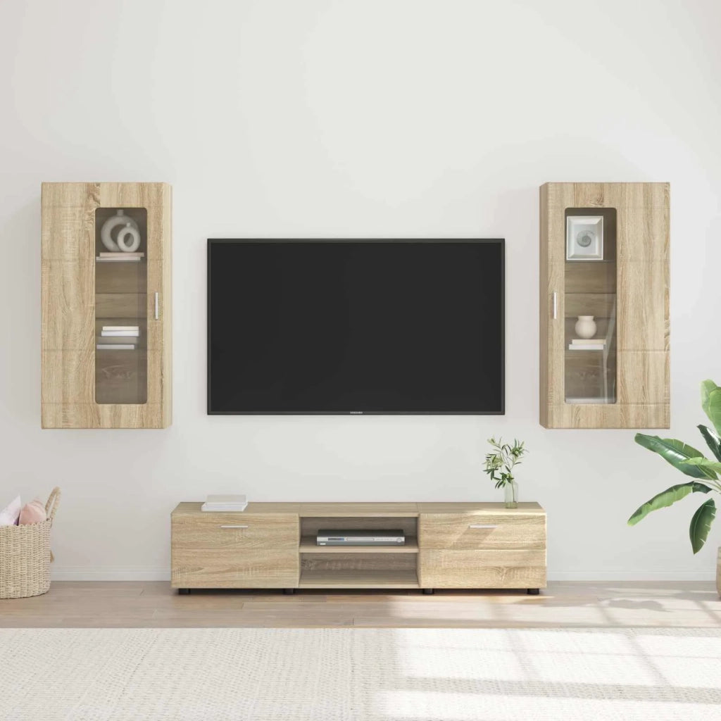 Set mobile TV FLORIN 3 pcs Rovere Sonoma Legno multistrato 3397926
