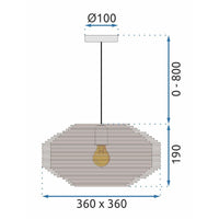 Lampada Natural APP884-1CP