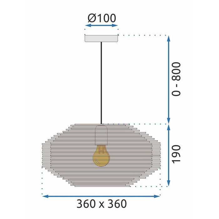 Lampada Natural APP884-1CP