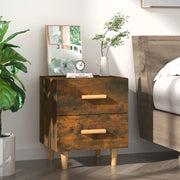 Comodino-Tavolino da notte in Rovere Fumo 40x35x47,5 cm