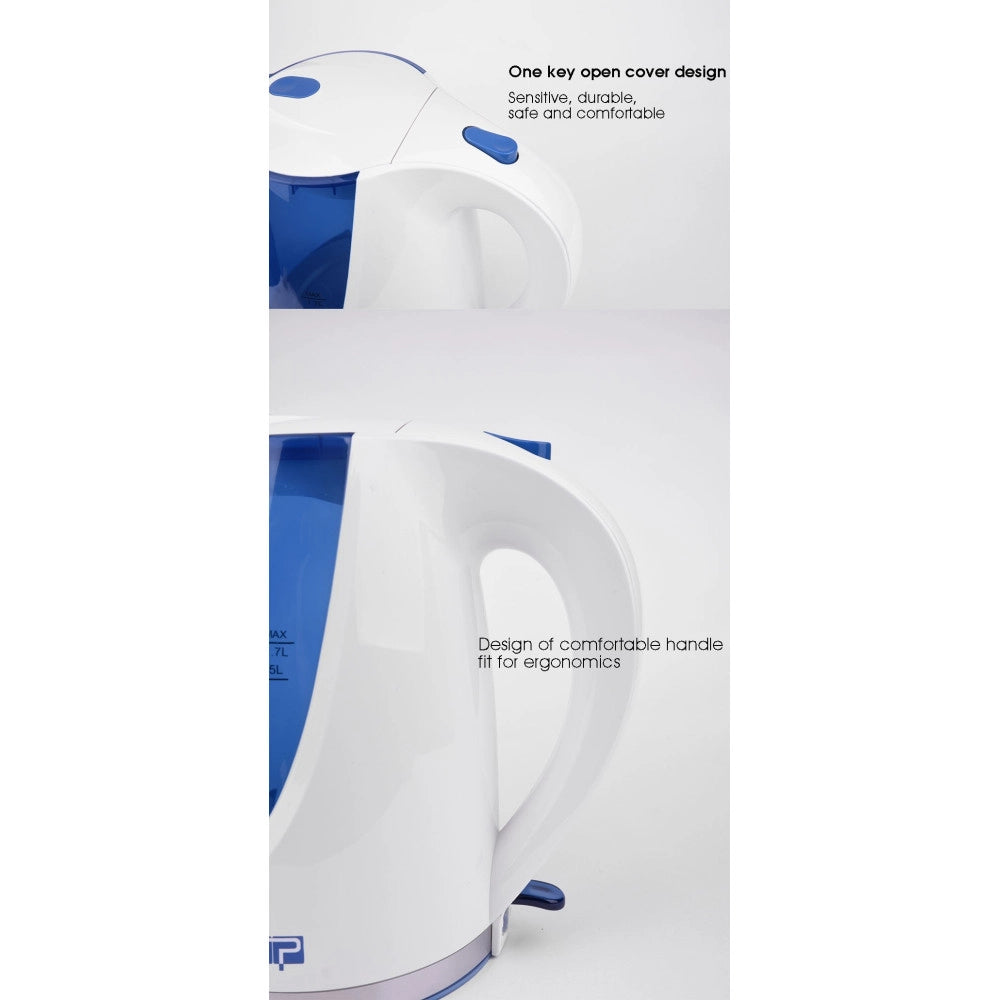 Trade Shop - Bollitore Elettrico A Caraffa 1,7 Litri Per Te' Infusi 2200w In Acciaio Inox -