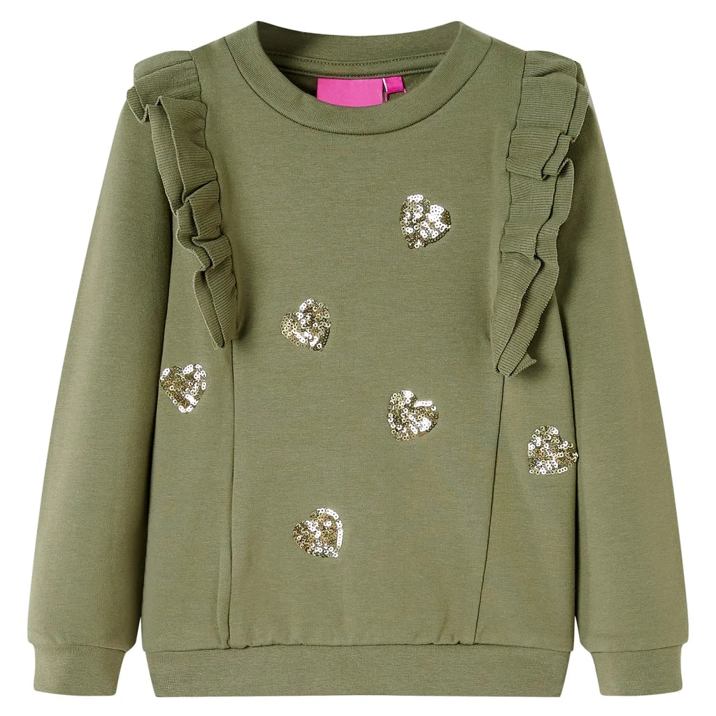 Felpa per Bambini Cachi 92cod mxl 85363