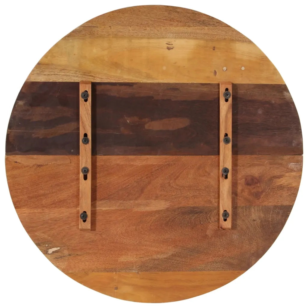 Piano del Tavolo Rotondo 80 cm 25-27 mm in Massello di Recupero cod mxl 76930