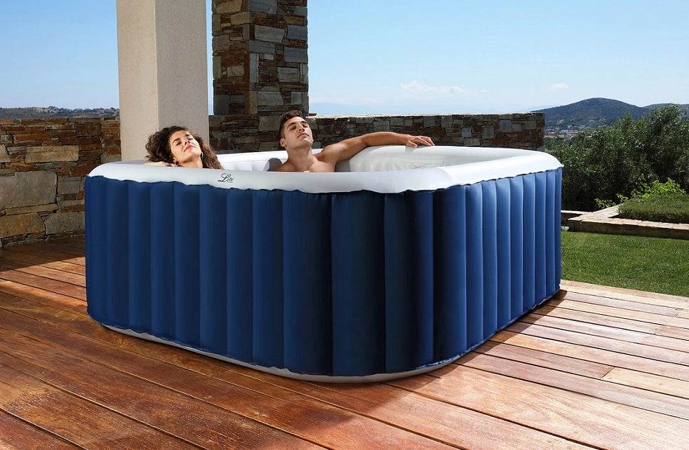 Minipiscina SPA idromassaggio gonfiabile da esterno o interno 158cm accessoriata Mspa Lite