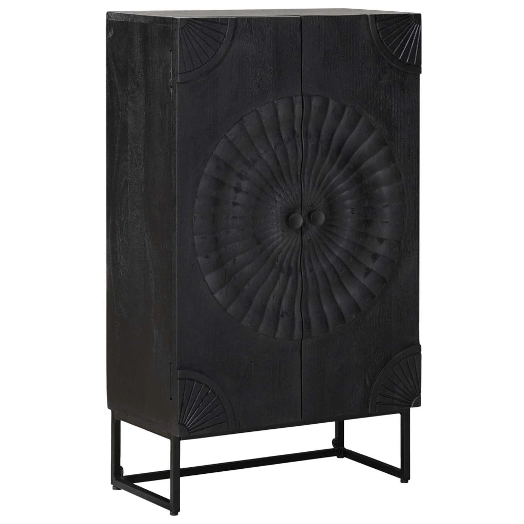 Credenza Nero 55 x 30 x 95 cm