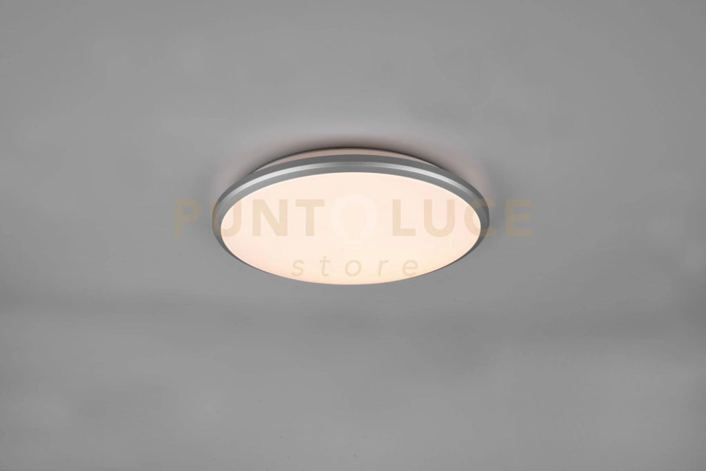 LIMBUS PLAFONIERA LED 20,5W 2300lm, 3000K BORDO ALLUMINIO CON DIMMERAZIONE CON INTERRUTTORE D.35CM