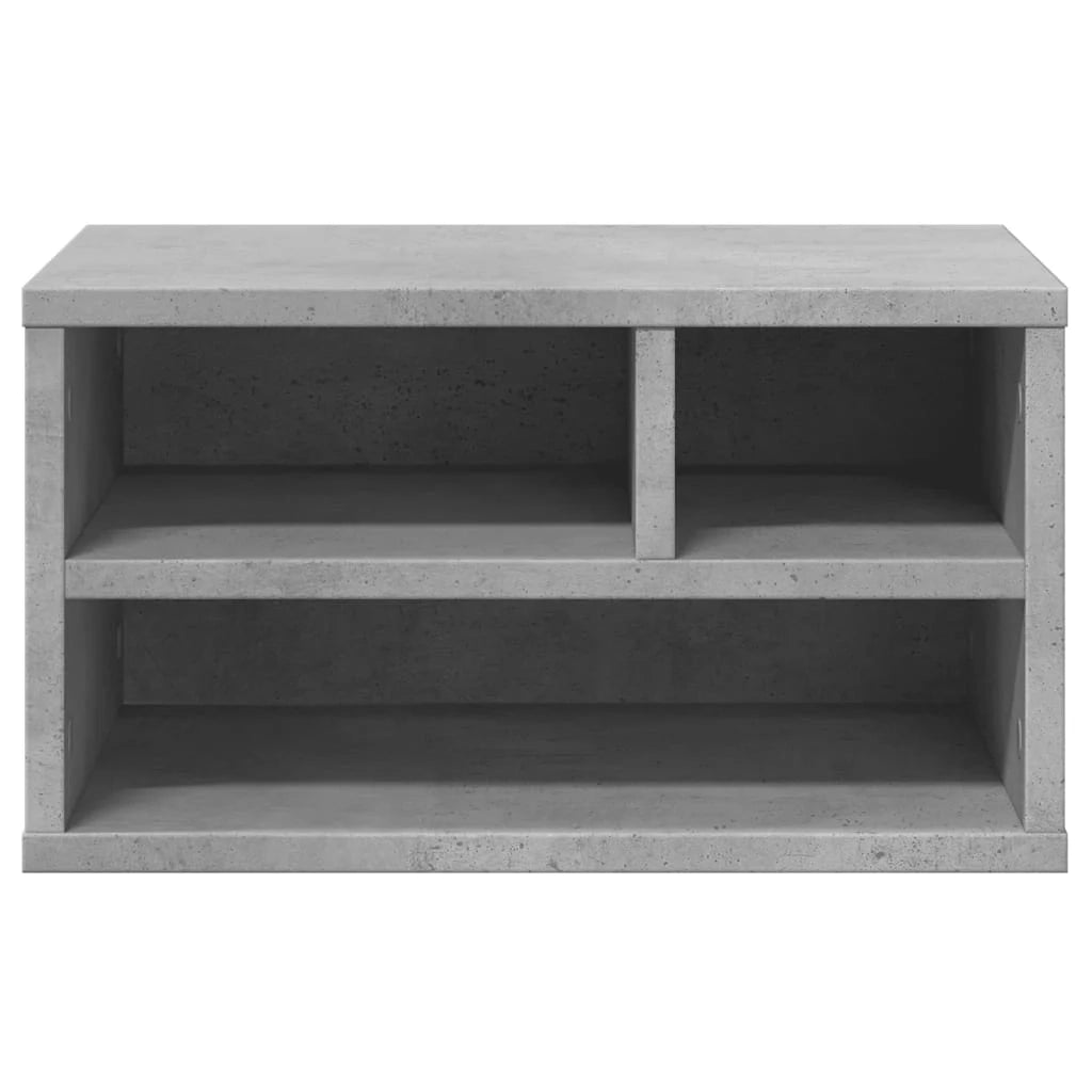 Supporto per stampante tavolo mobile per ufficio 40 x 32 x 22,5 cm legno ingegnerizzato grigio 02_0044730