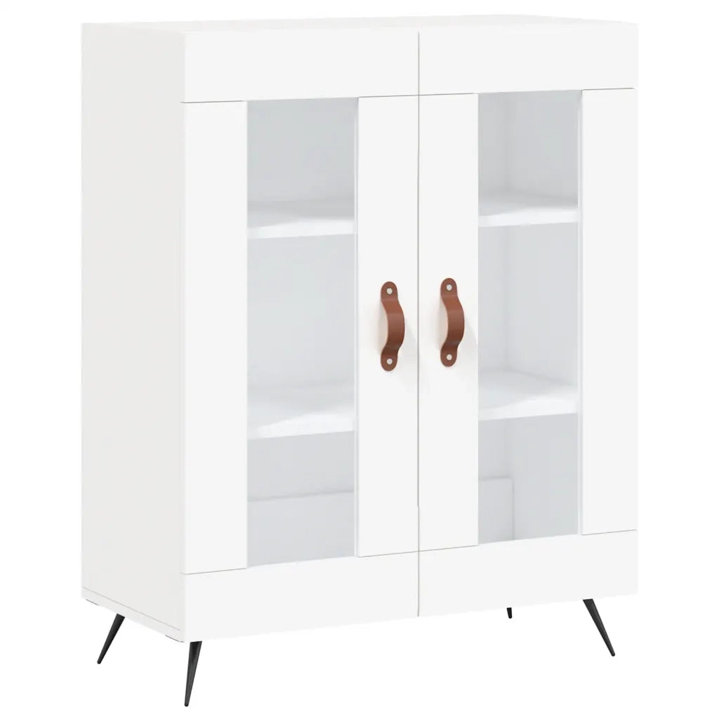 Credenza | Madia | Buffet da pranzo | Armadio da pranzo Bianca 69,5x34x180 cm in Legno Multistrato