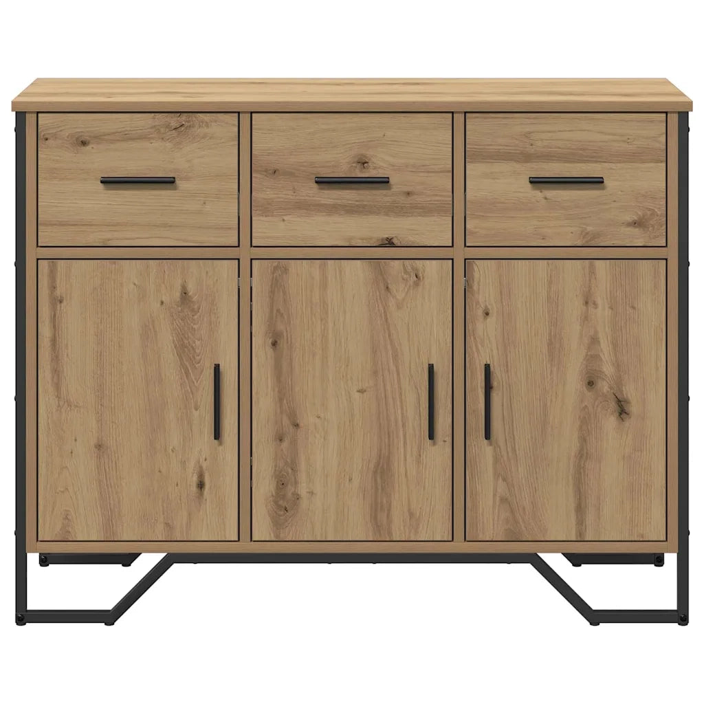 Credenza con cassetto Rovere artigianale 97 x 32,5 x 74,5 cm 868777